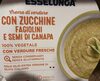 Crema di verdure con zucchine fagiolini e semi di canapa - Produit