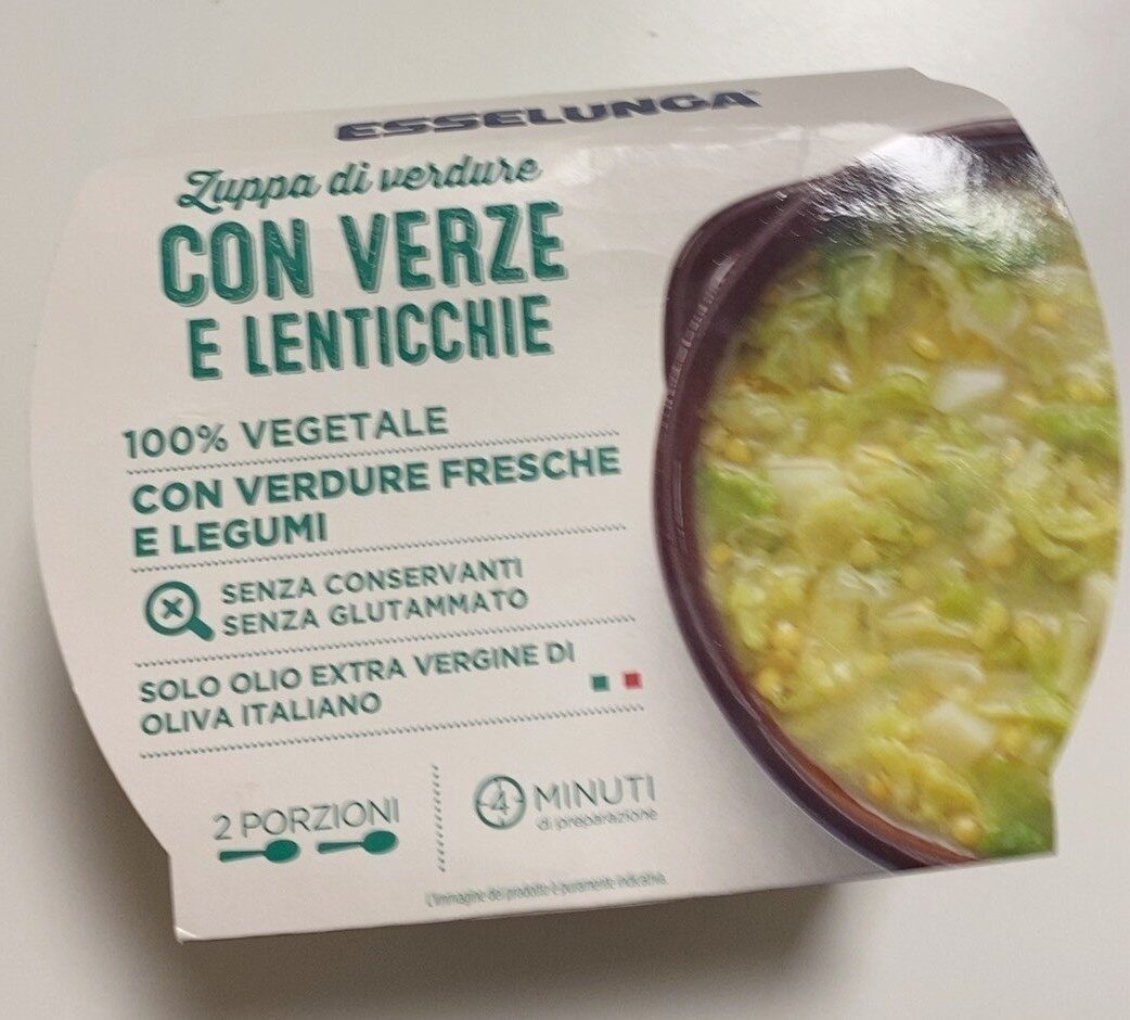 Zuppa di verdure con verze e lenticchie - Prodotto