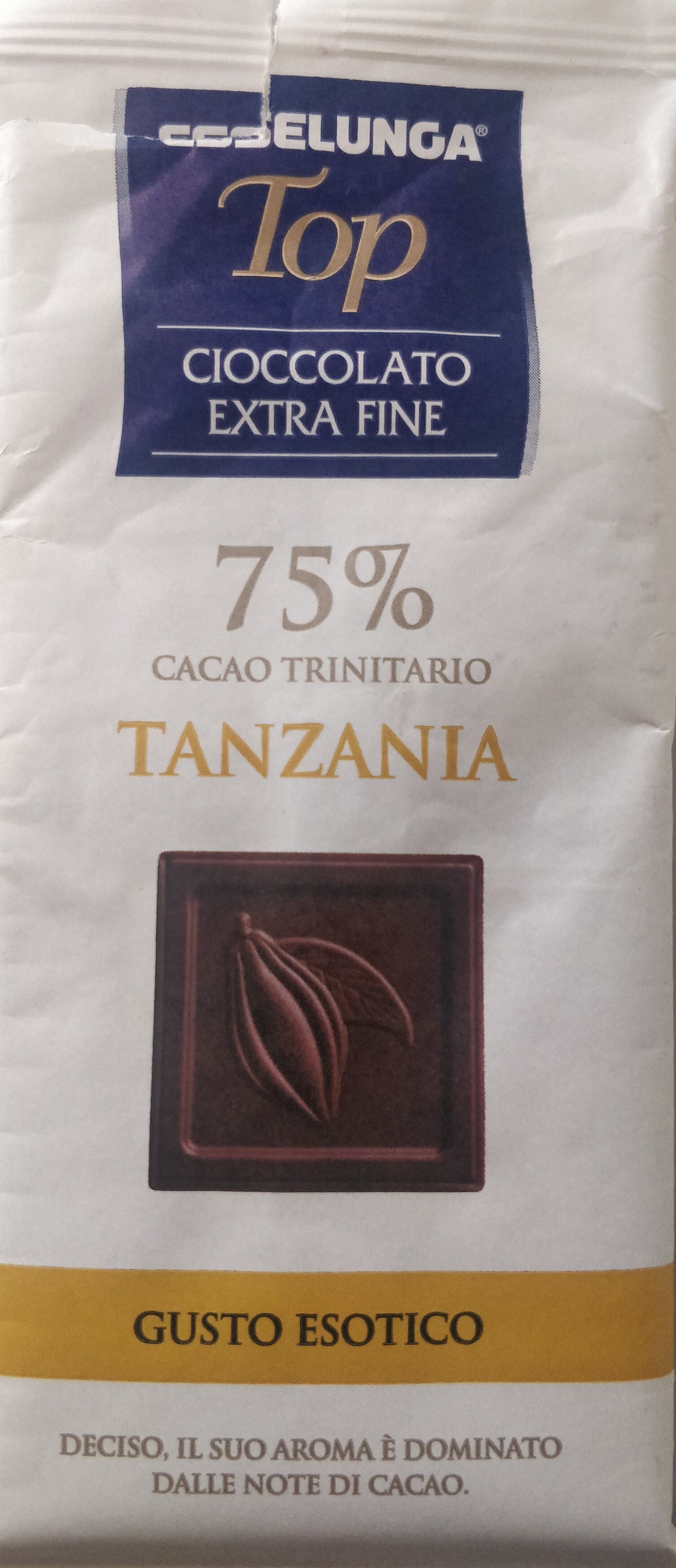 Cioccolato extra fine - 75% cacao Trinitario Tanzania - Product - it