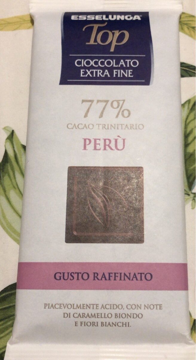 Cioccolato extra fine - cacao Trinitario 77% Perù - Product - it