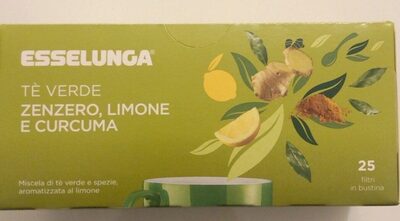 tè verde zenzero limone e curcuma - Prodotto