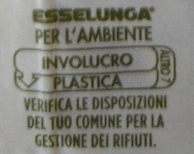 Piselli spezzati - Istruzioni per il riciclaggio e/o informazioni sull'imballaggio