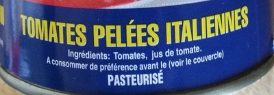 Tomates pelées italiennes - Ingredienti - fr