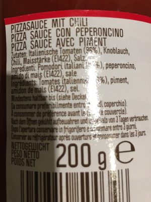 pizzasauce - Ingredienti - fr