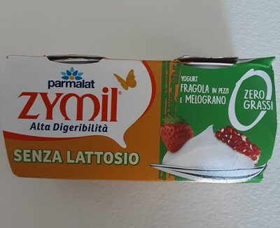 Zymil yogurt fragola in pezzi e melograno - Producto - en