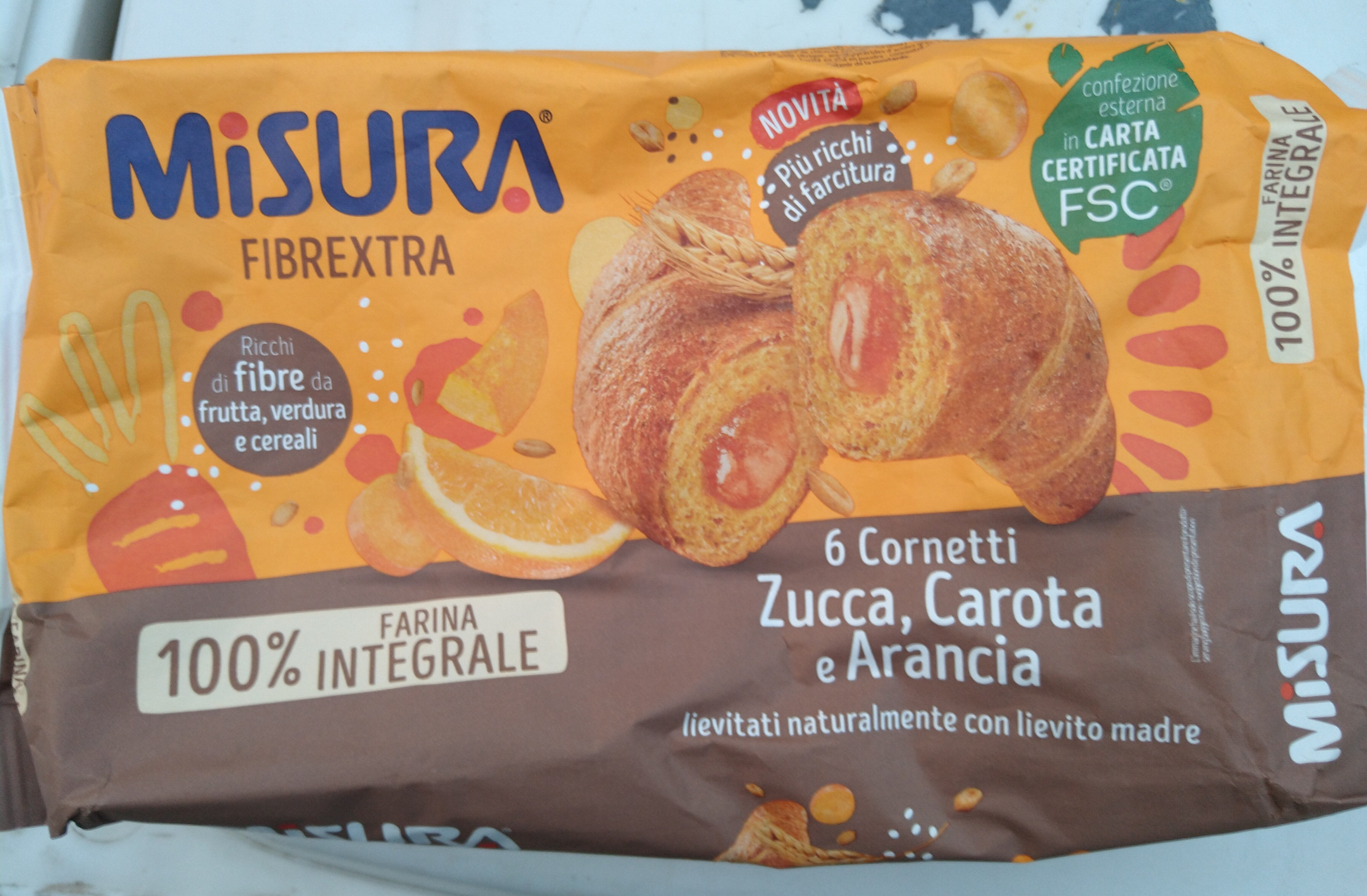 Cornetti zucca carota e arancia - Produit - it