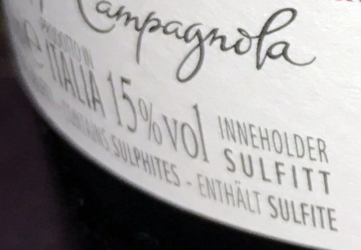 Vino Amarone della Valpolicella - Ingredients - it