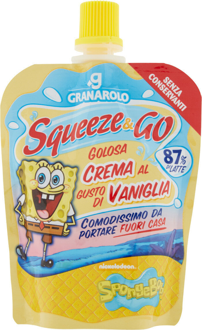 Squeeze & go golosa crema al gusto di vaniglia - Produit