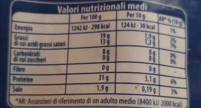 Formaggio mix - Nutrition facts - it