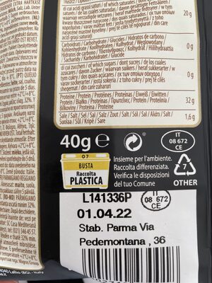 Parmigiano Reggiano - Râpé - Instrucciones de reciclaje y/o información de embalaje - fr