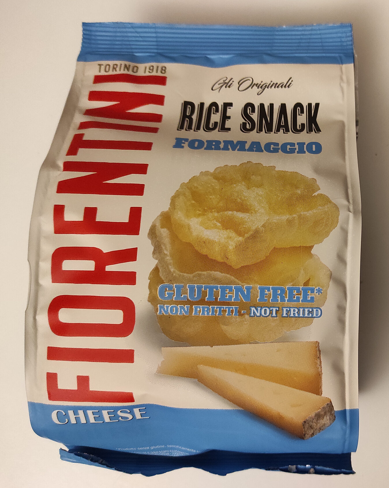 Fiorentini Cheese Flavoured Rice Snacks - Prodotto