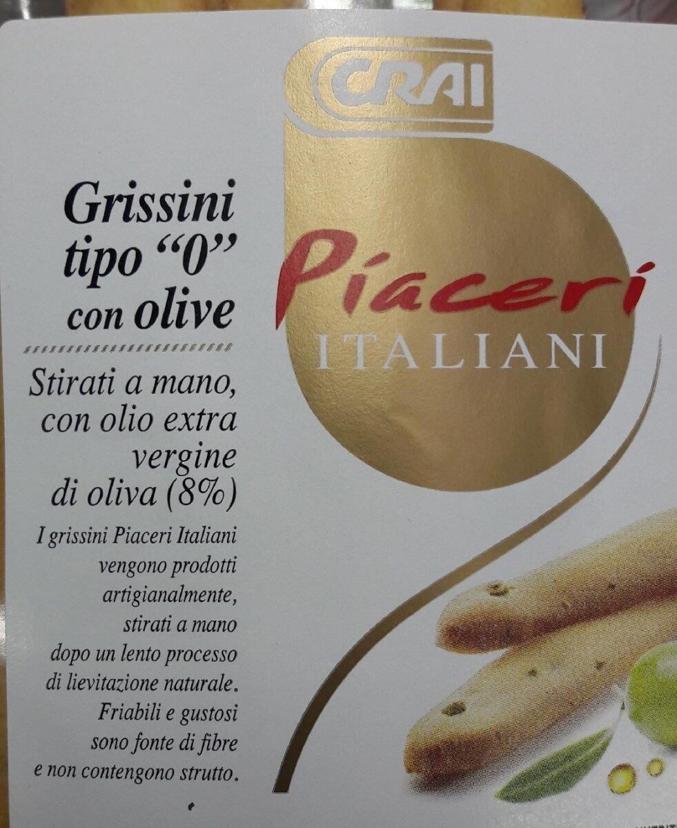 Grissini tipo 0 con olive - Prodotto - fr