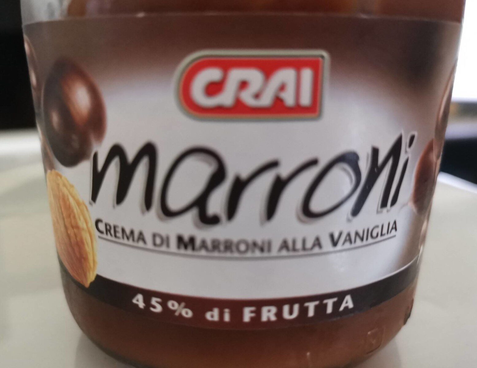 Crema di marroni alla vaniglia - Prodotto
