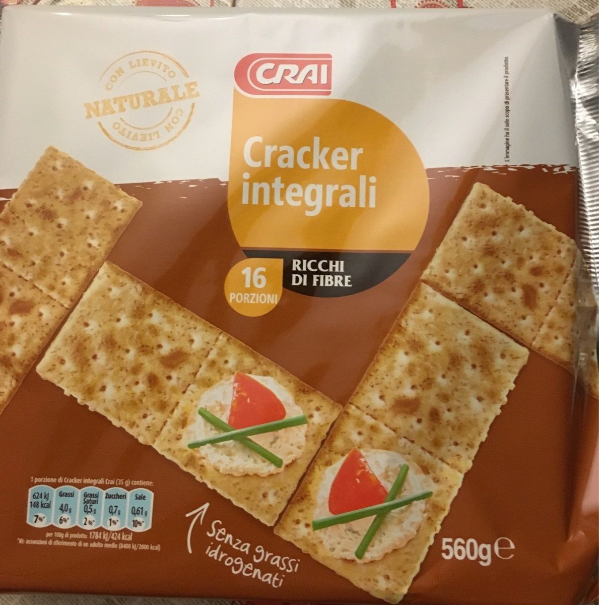 Cracker integrali - Prodotto - fr