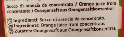 Succo d'arancia 100% Crai - Ingrédients