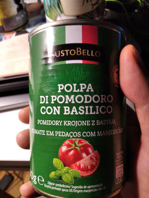 polpa di pomodoro con basilico - Producto - pl