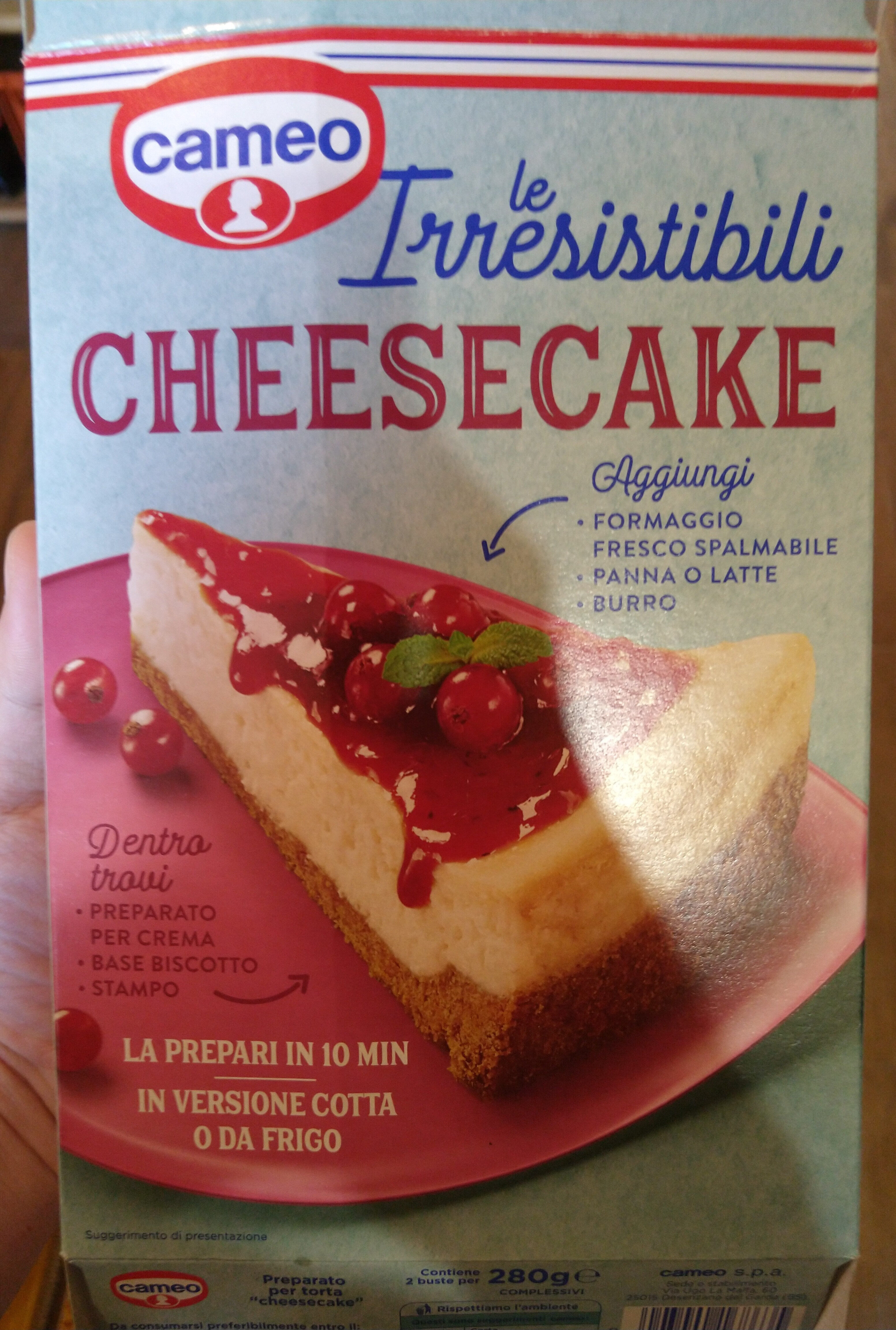 le irresistibili - cheesecake - Prodotto