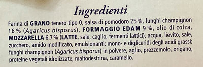 Ristorante Pizza ai Funghi - Ingredients - it