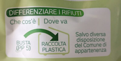 Rucola - Recycling instructions and/or packaging information - it