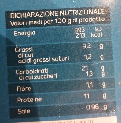Filetti di Platessa panati surgelati - Nutrition facts - it