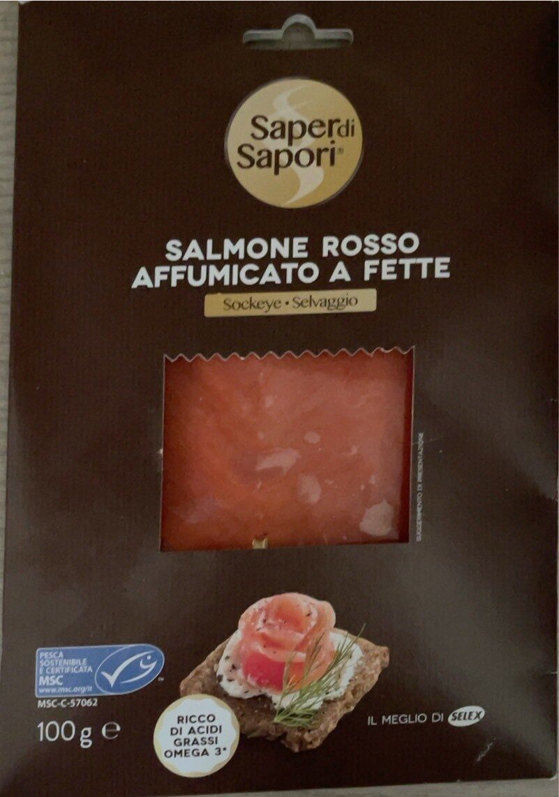 Salmone affumicato rosso a fette - Prodotto