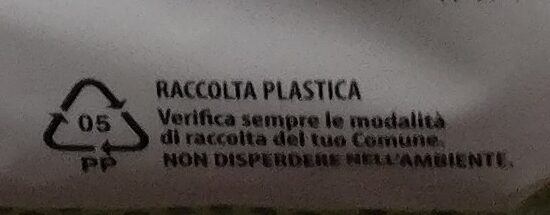 Più Gusto - vari gusti - Recycling instructions and/or packaging information - it