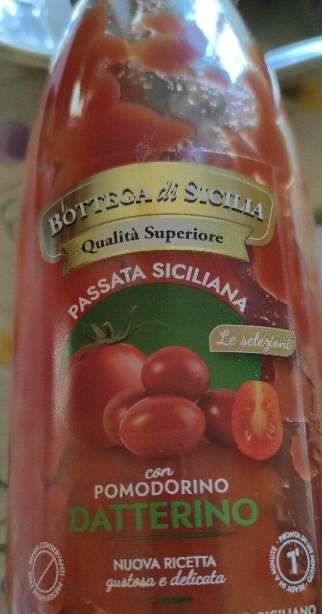 Passata siciliana di pomodoro datterini - Prodotto