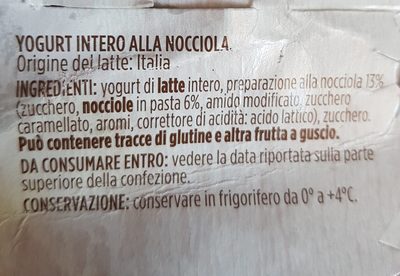 Nocciola - Ingredientes - it