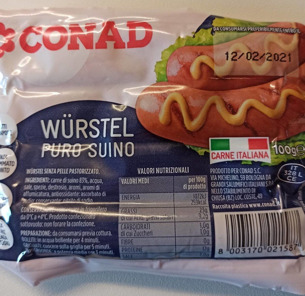 Wurstel - Product - it