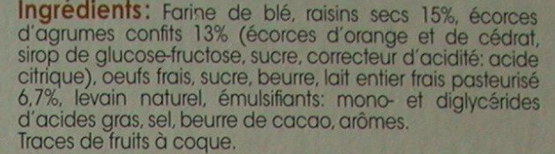 Panettone Classique - Ingredientes - fr