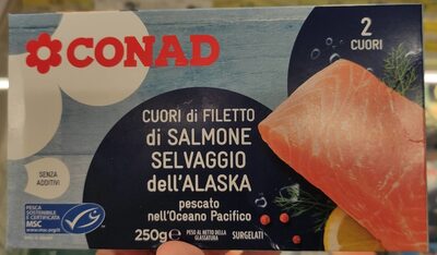 Cuori di Filetto di Salmone Selvaggio dell'Alaska - Prodotto