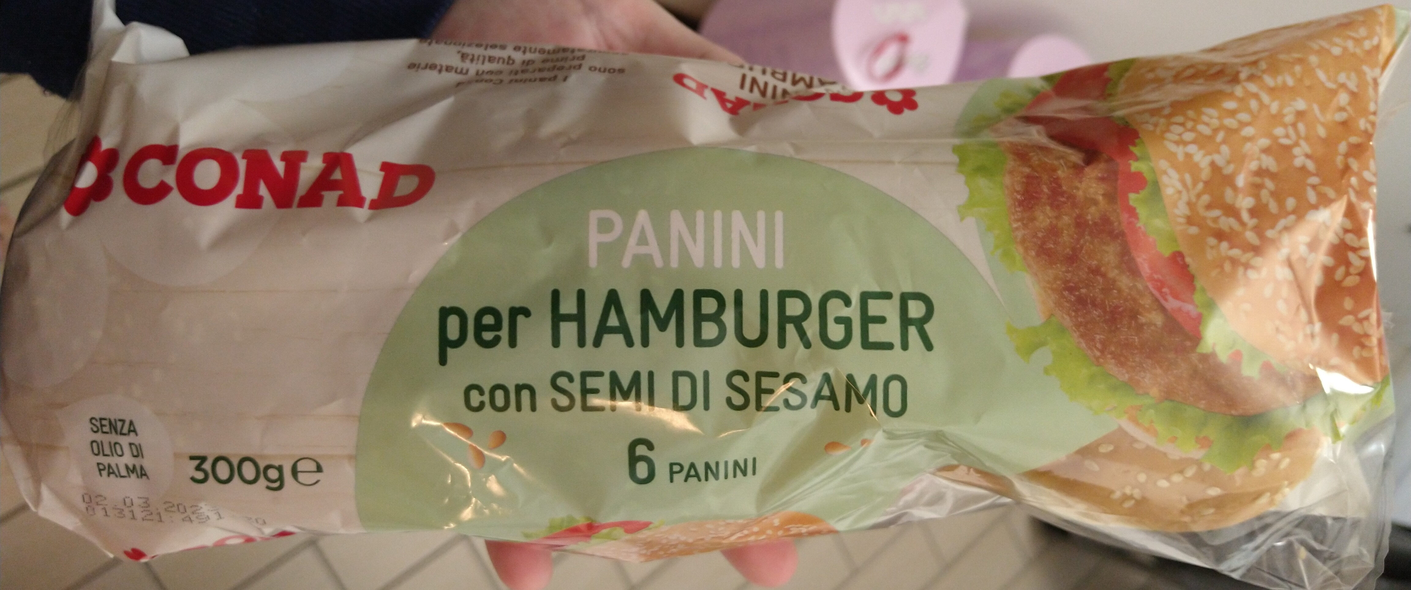Panini per hamburger con semi di sesamo - Product - it