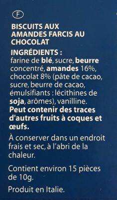 Creazioni Ditali Baci Di Dama Tortonesi alla Mandorla - Ingredienti - fr