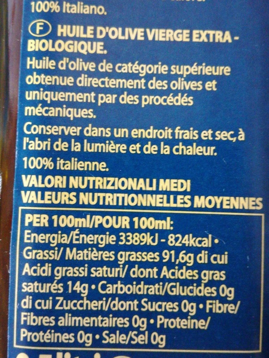 Huile d'olive - Ingredients - fr