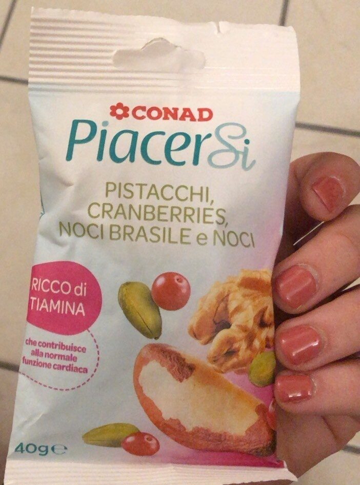 Piacere Si Pistacchi cranberries noci brasile e noci - Prodotto