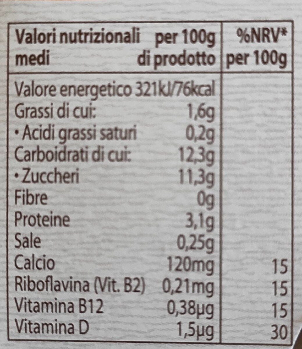 Soia bianco cremoso - Valori nutrizionali
