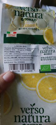 Limoni - Valori nutrizionali