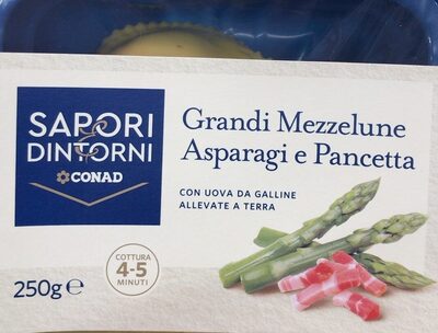 Mezzelune asparagi e pancetta - Prodotto