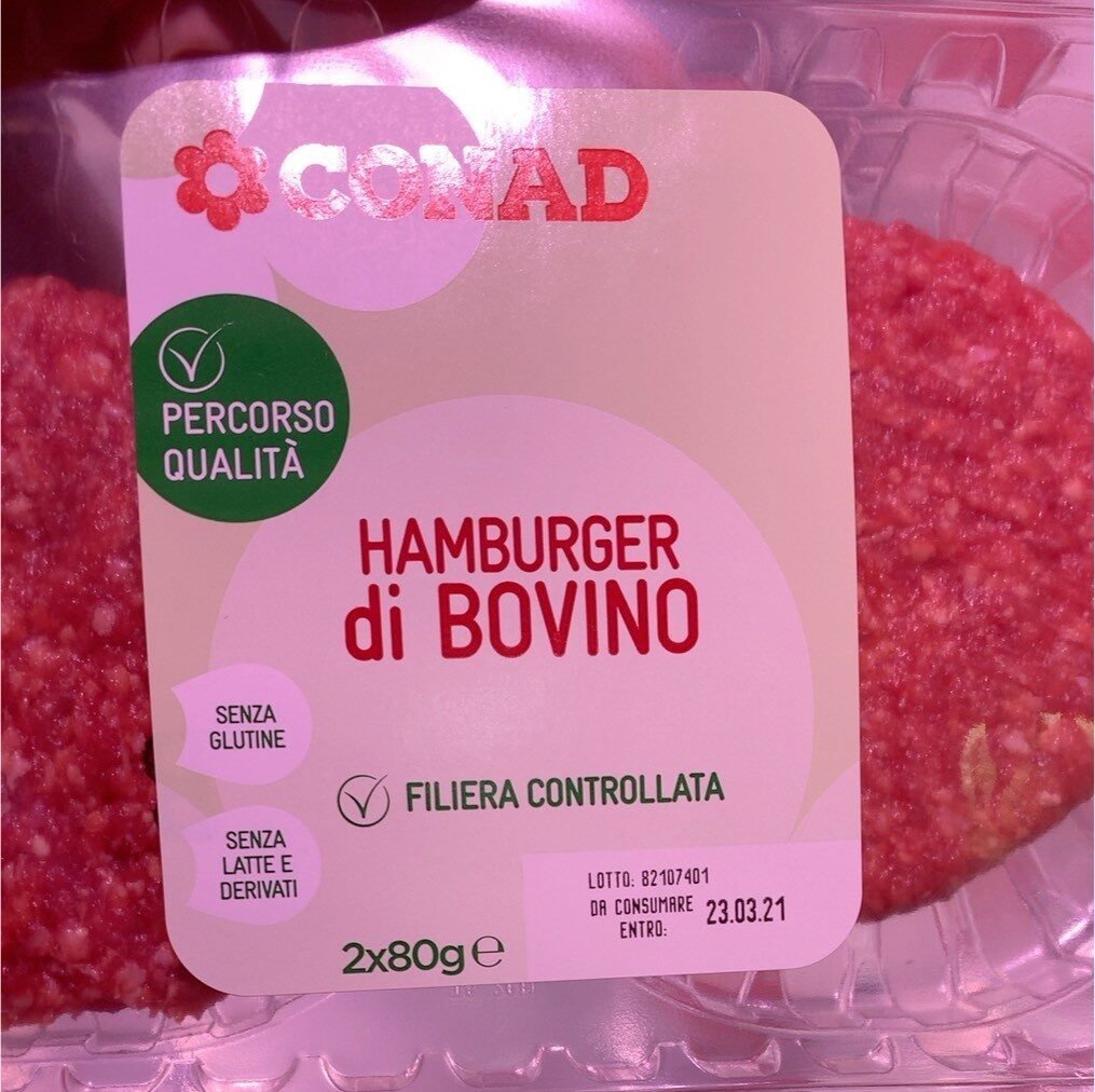Hamburger bovino - Prodotto