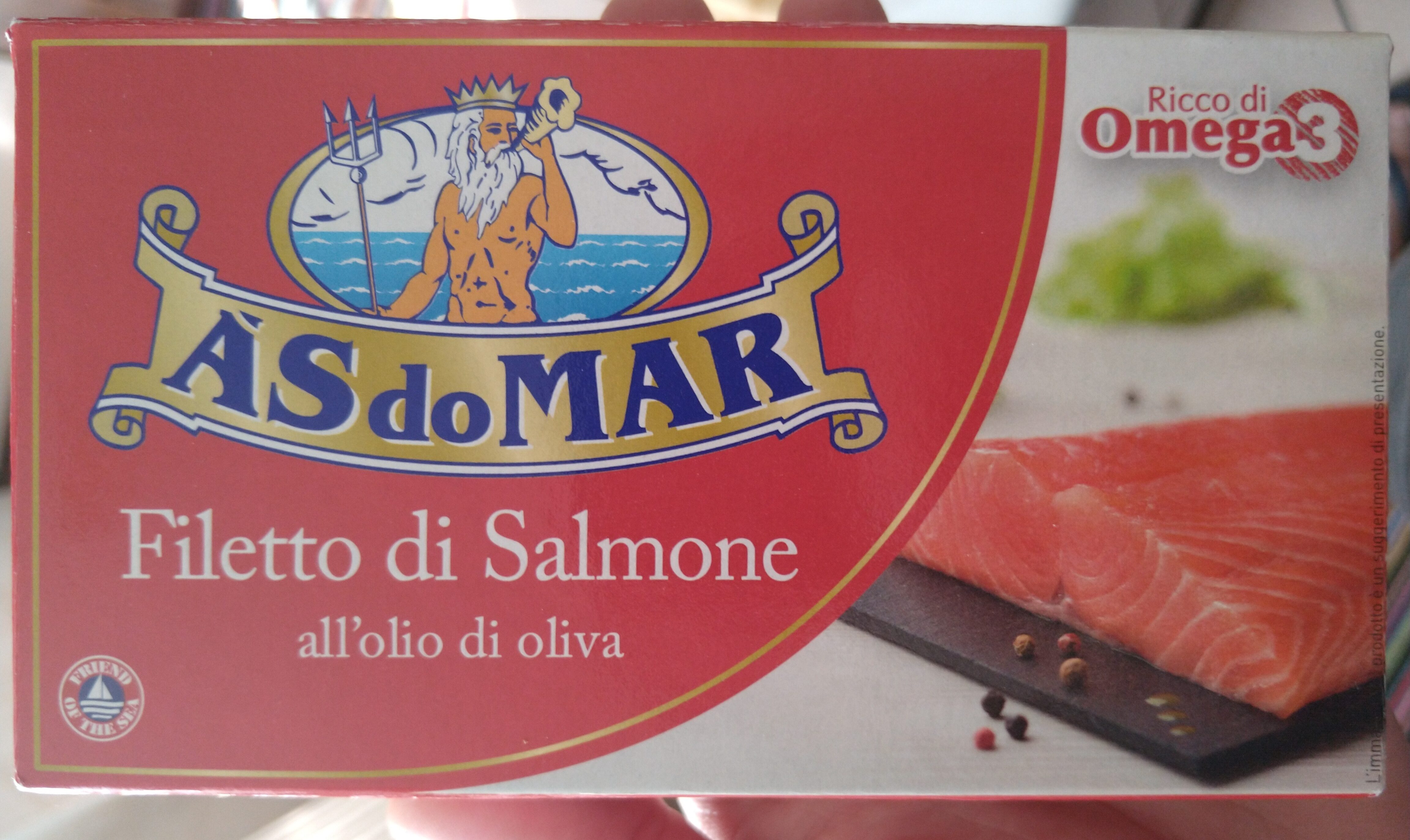 Filetto di salmone all'olio di oliva - Prodotto