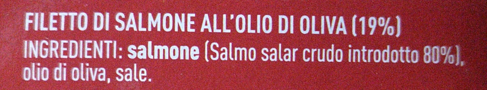 Filetto di Salmone - Ingredienti