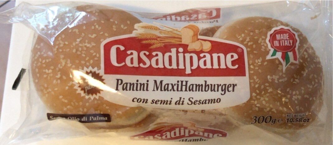 Panini MaxiHamburger con semi di sesamo - Prodotto