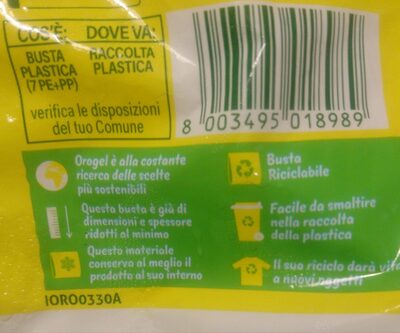 tanto cuore - Istruzioni per il riciclaggio e/o informazioni sull'imballaggio