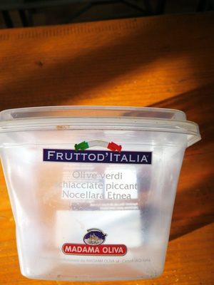 Olive verdi schiacciate piccanti Nocellara Etnea - Ingredients - it