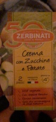 Crema con zucchine e patate - Product - it