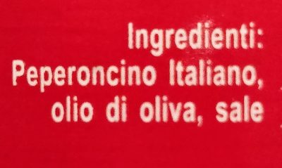 Peperoncino italiano piccante - Ingredienser - fr