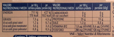 Leggero, Tonno all'olio extra vergine d'oliva - Tableau nutritionnel - it