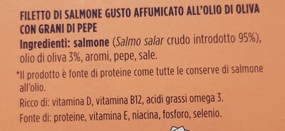 Filetti di salmone all’olio d’oliva - Ingredienti