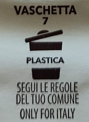 Prosciutto crudo 12 mesi - Recycling instructions and/or packaging information - de