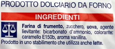 BISCOTTI DI NOVARA - Ingredients - it